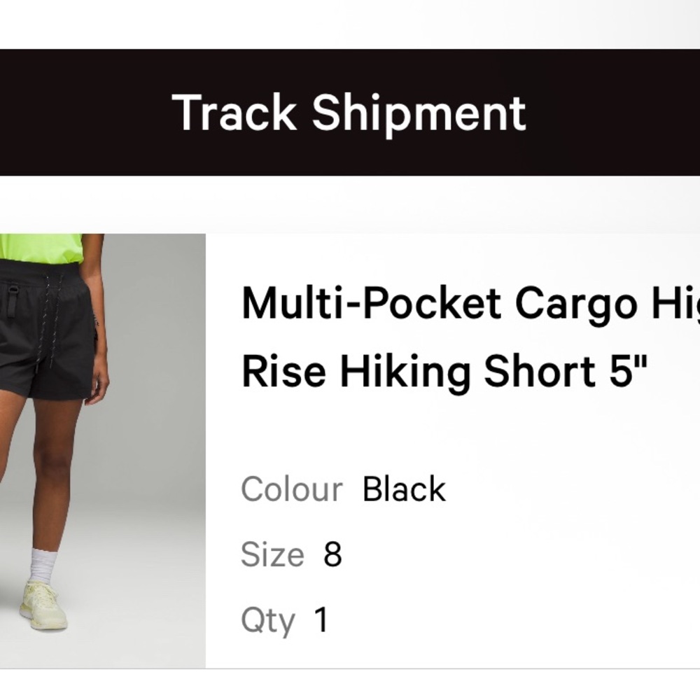 lululemon athletica Black Bike Shorts